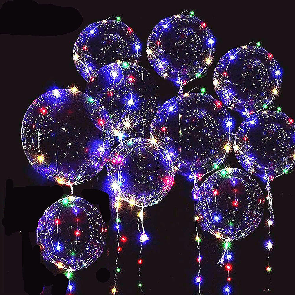 10 Pcs - Led Light up Bobo Balloon-Next Deal Shop-Next Deal Shop