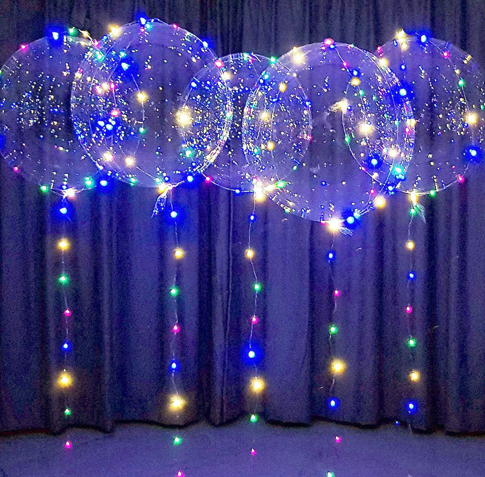 10 Pcs - Led Light up Bobo Balloon-Next Deal Shop-Next Deal Shop