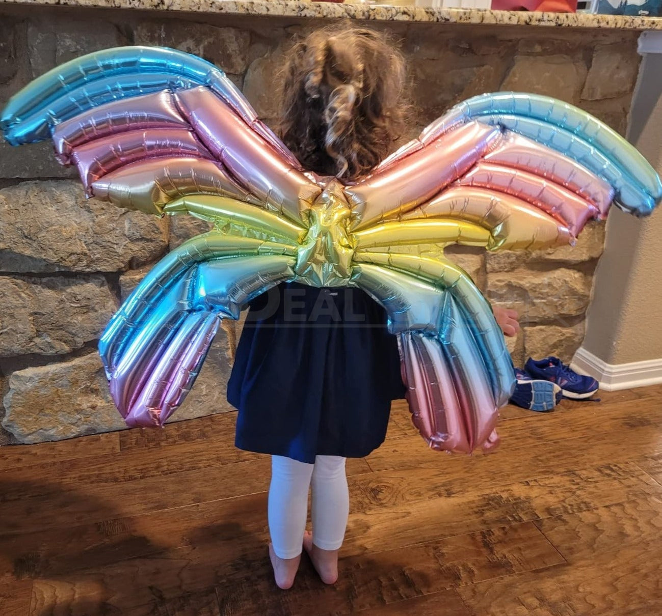 10 Pcs - Strap-on Inflatable Rainbow Fairy Wings Balloon-Next Deal Shop-Next Deal Shop