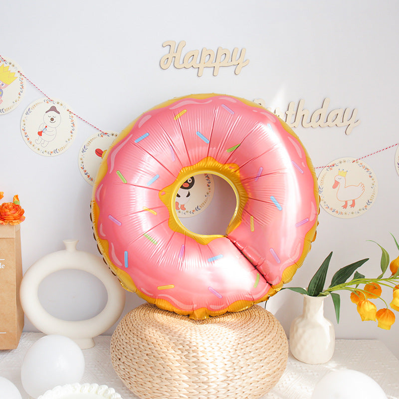 Donut Shaped Aluminum Foil Balloon