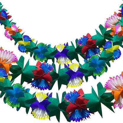 9.8 ft Hawaiian Tropical Flower Garland