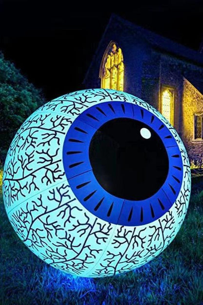 16-inch Inflatable Halloween Ghost Eyeball with LED Light