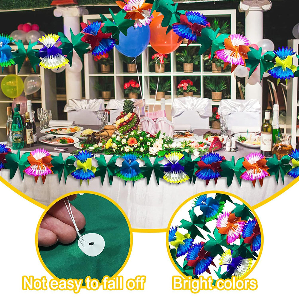 9.8 ft Hawaiian Tropical Flower Garland