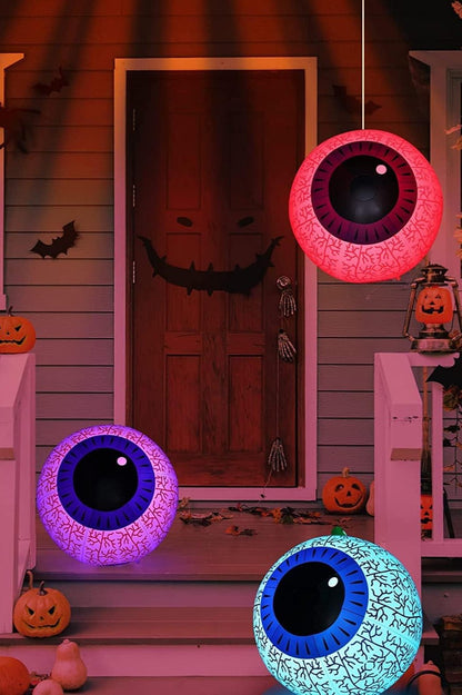 16-inch Inflatable Halloween Ghost Eyeball with LED Light