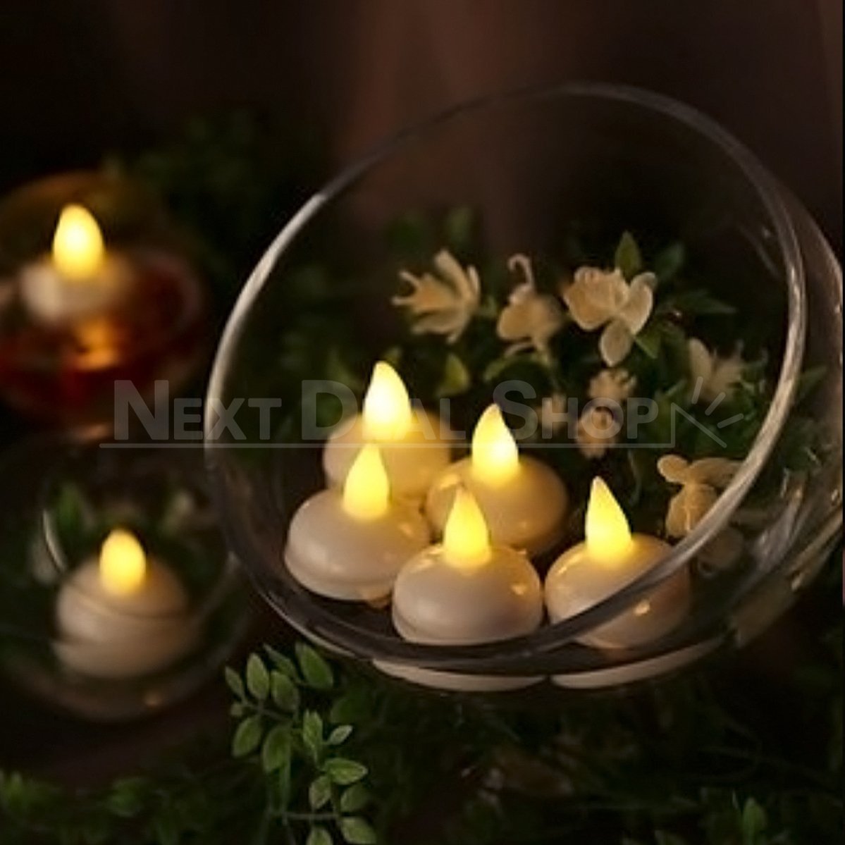 12 PCs Water Activated LED Floating Candle Lights-Next Deal Shop-Next Deal Shop