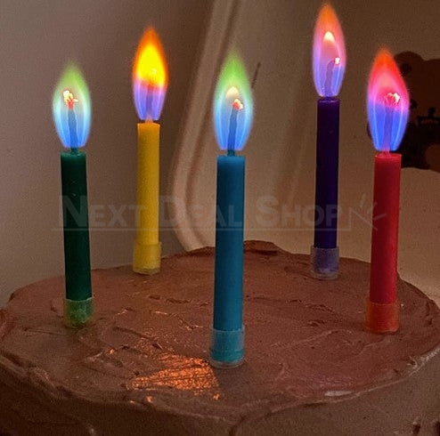 12 Pcs Magic Colored Flame Candles-Next Deal Shop-Next Deal Shop