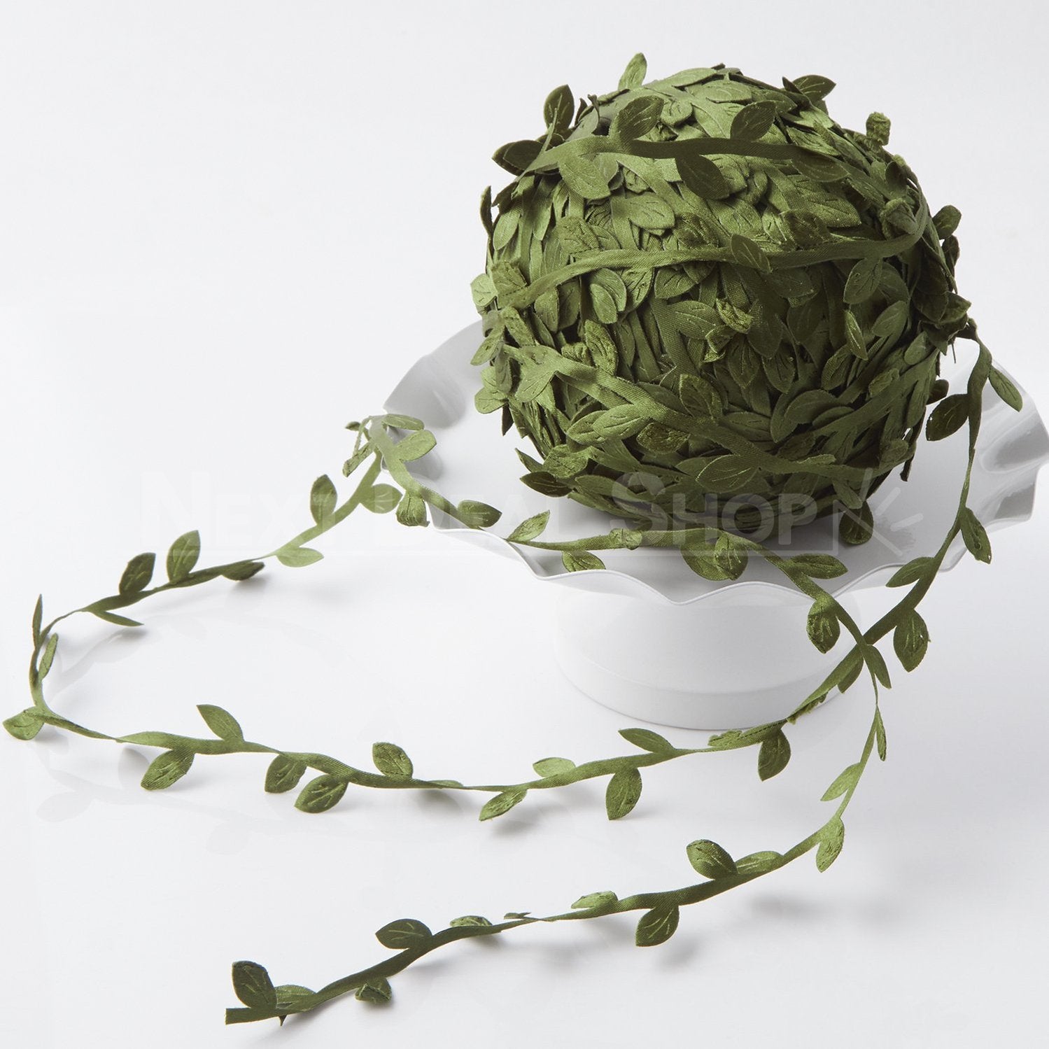 250ft Olive Leaf Ribbon Garland for DIY Craft Decoration-Next Deal Shop-Next Deal Shop