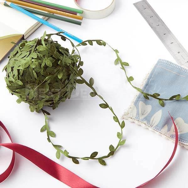 250ft Olive Leaf Ribbon Garland for DIY Craft Decoration-Next Deal Shop-Next Deal Shop