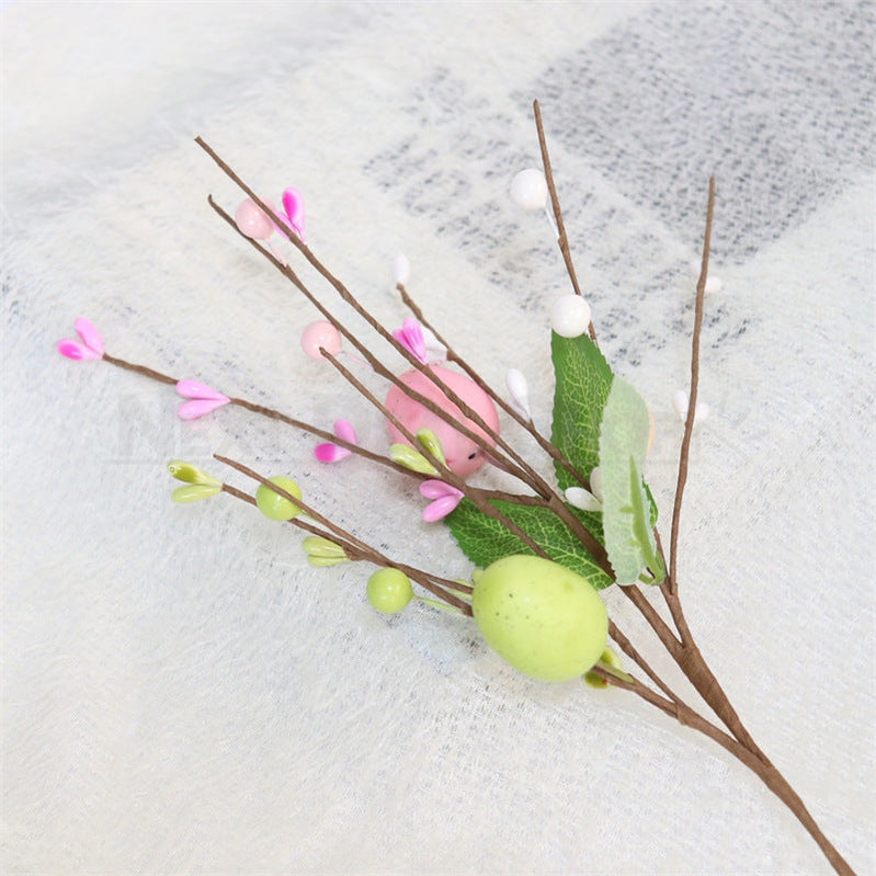 3 Pcs - Easter Egg & Berry Decorative Twigs-Next Deal Shop-Next Deal Shop