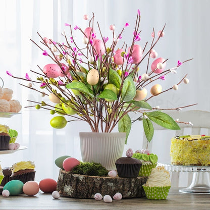 3 Pcs - Easter Egg & Berry Decorative Twigs-Next Deal Shop-Next Deal Shop