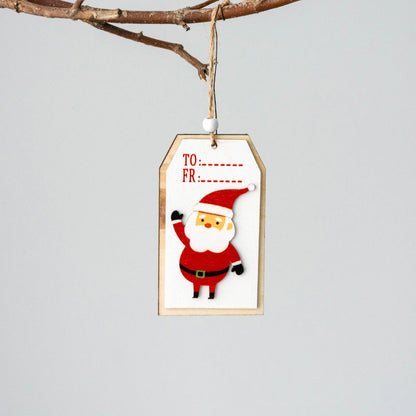 3 Pcs - Wooden Christmas Tag Hanging Ornament-Next Deal Shop-Next Deal Shop