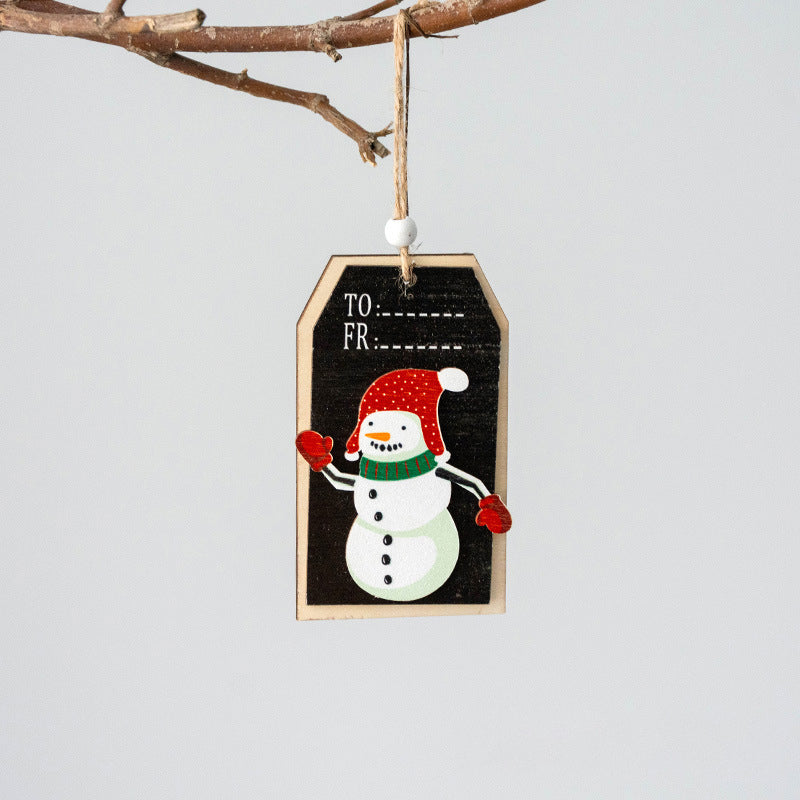 3 Pcs - Wooden Christmas Tag Hanging Ornament-Next Deal Shop-Next Deal Shop