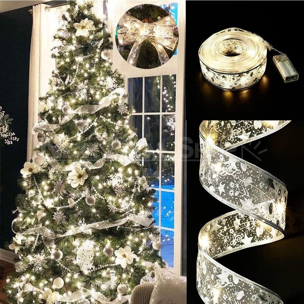 32ft LED Light Up Christmas Ribbon-Next Deal Shop-Next Deal Shop