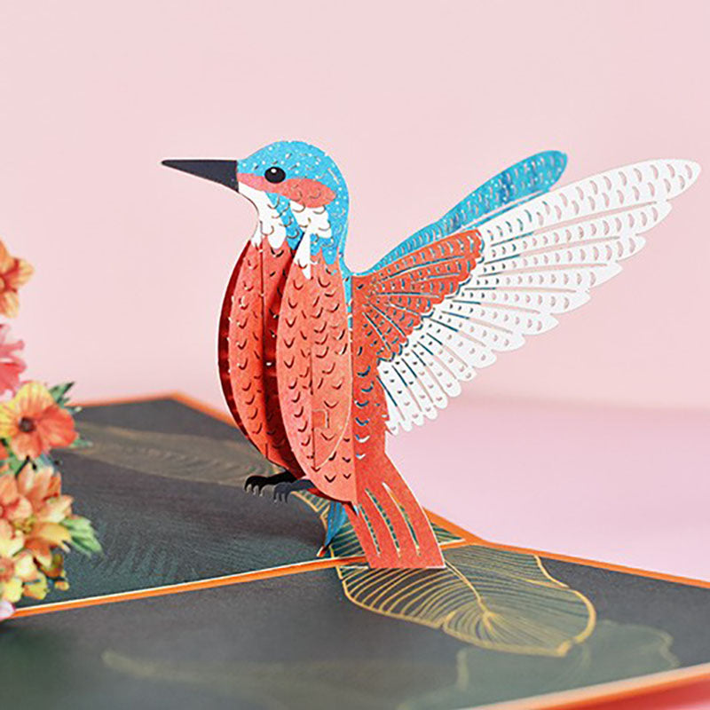 3D Hummingbird Pop Up Card-Next Deal Shop-Next Deal Shop