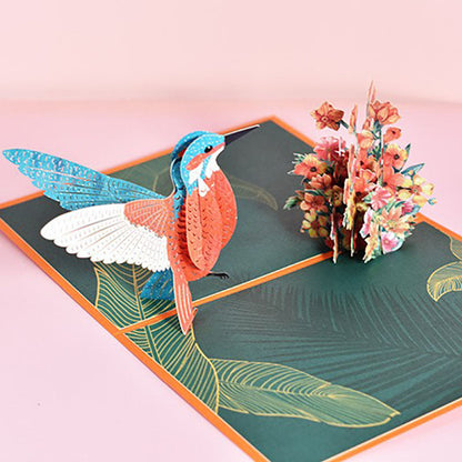 3D Hummingbird Pop Up Card-Next Deal Shop-Next Deal Shop