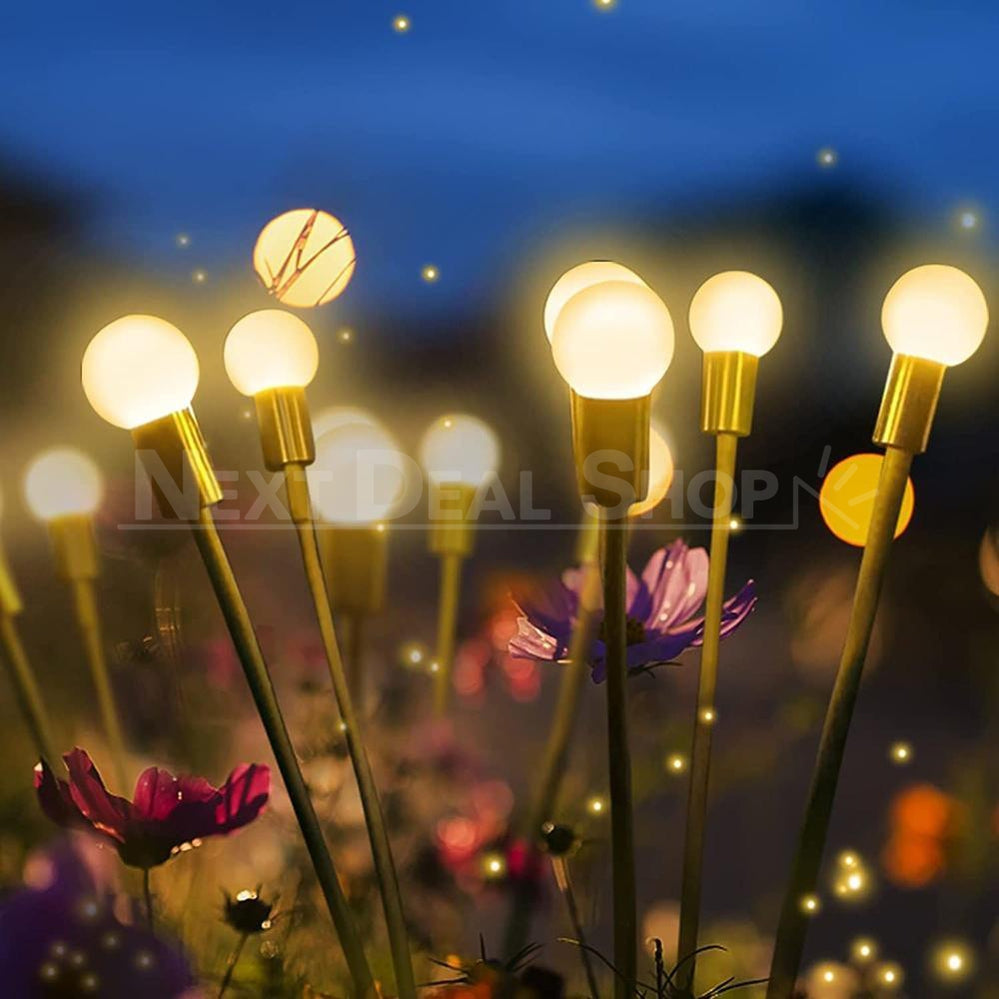 4 Pcs - Solar Powered LED Firefly Stake Light-Next Deal Shop-Next Deal Shop