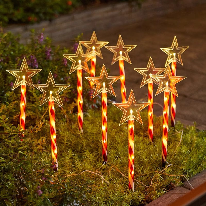 5-in-1 Solar Powered Christmas Outdoor Stake Light-Next Deal Shop-Next Deal Shop