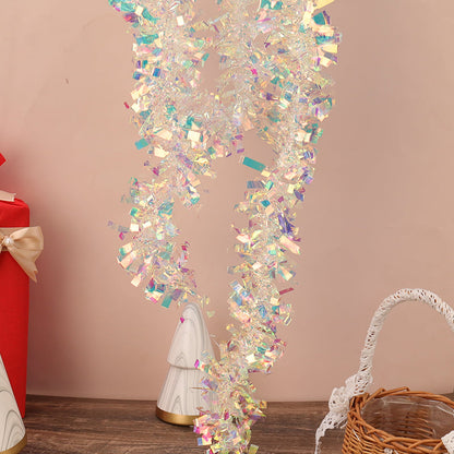 5.9 ft Sparkling Christmas Iridescent Tinsel Garland-Next Deal Shop-Next Deal Shop