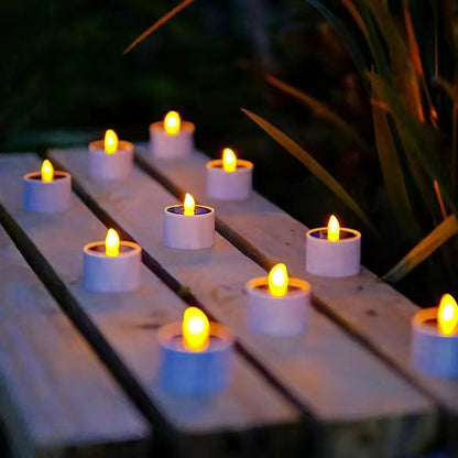 6 Pcs - Solar Powered LED Candle Light-Next Deal Shop-Next Deal Shop