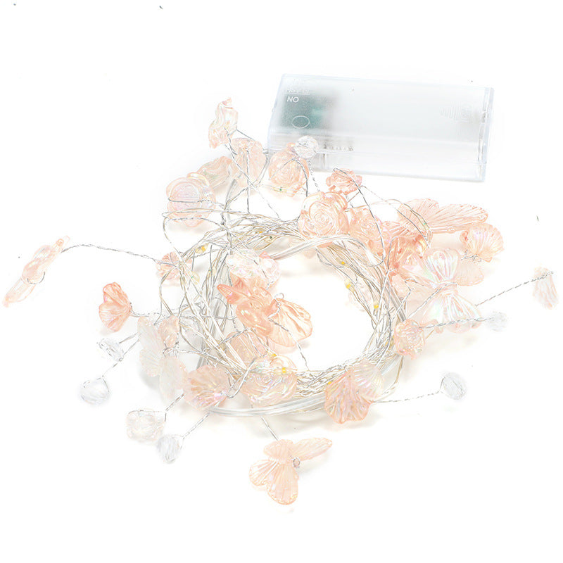 9.84 ft 30 LEDs Fairy Bead String Light-Next Deal Shop-Pink-Next Deal Shop