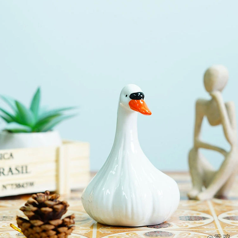 Ceramic Garlic Duck Decoration-Next Deal Shop-Next Deal Shop