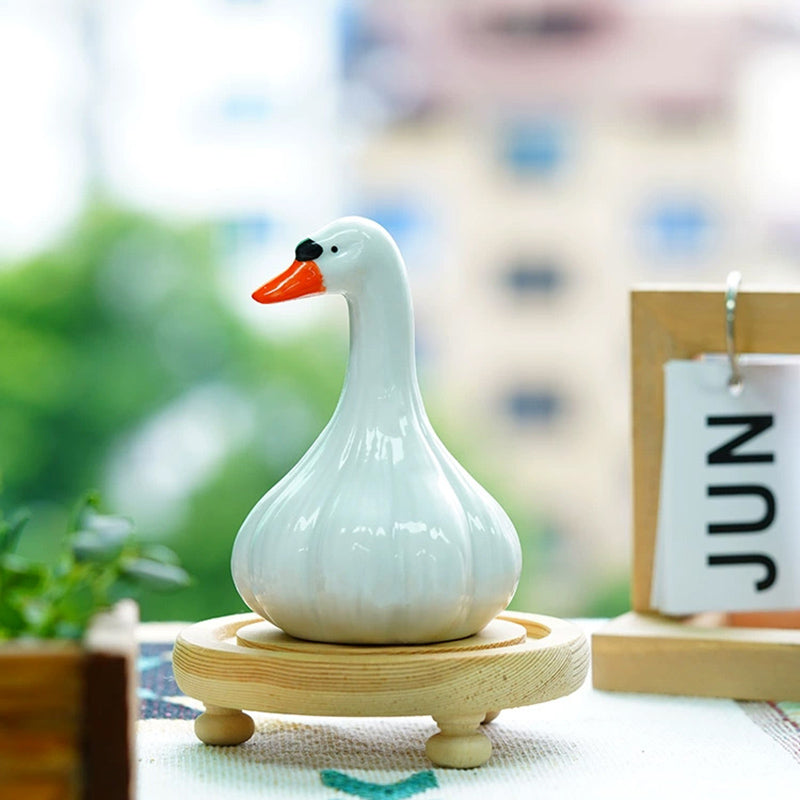 Ceramic Garlic Duck Decoration-Next Deal Shop-Next Deal Shop