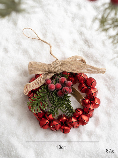 Christmas Jingle Bell Wreath-Next Deal Shop-Red-Next Deal Shop