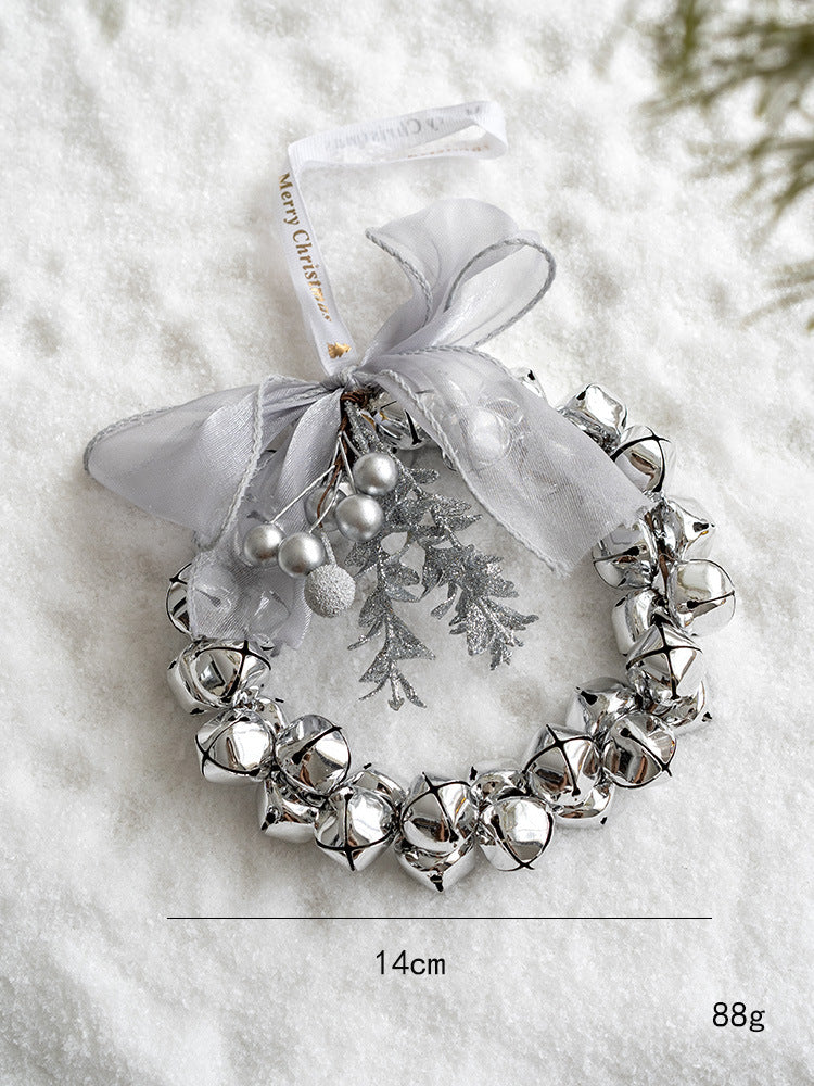 Christmas Jingle Bell Wreath-Next Deal Shop-Silver-Next Deal Shop