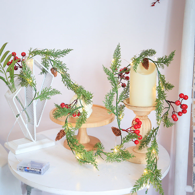 Christmas Pine Needle Garland Light-Next Deal Shop-Next Deal Shop