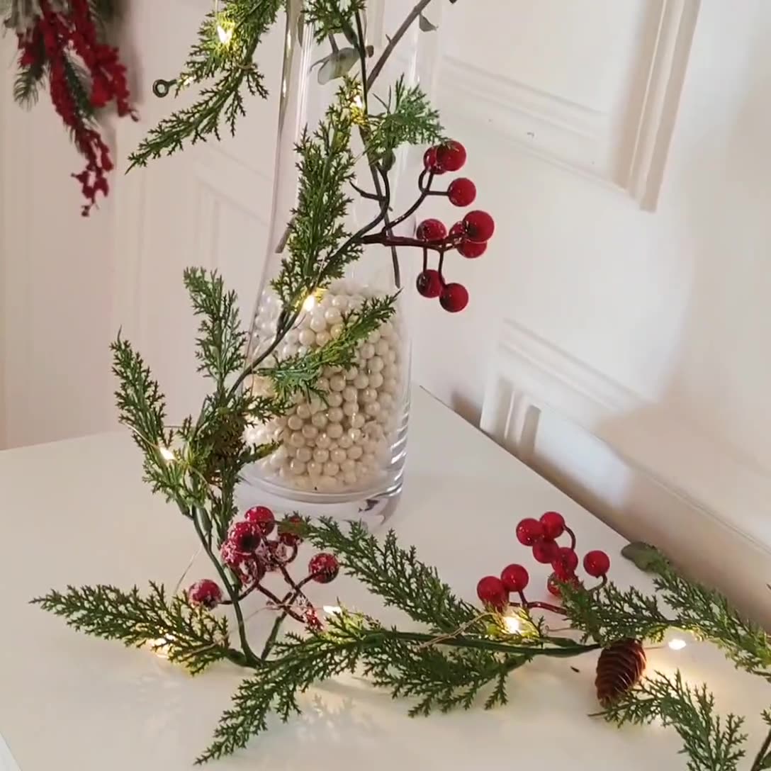 Christmas Pine Needle Garland Light-Next Deal Shop-Next Deal Shop