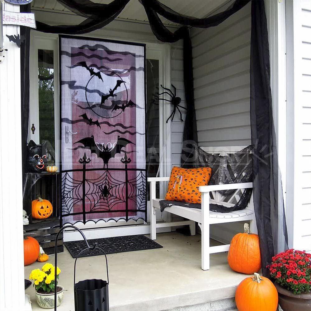 Halloween Themed Lace Curtain Decoration-Next Deal Shop-Next Deal Shop