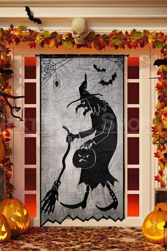 Halloween Themed Lace Curtain Decoration-Next Deal Shop-Next Deal Shop