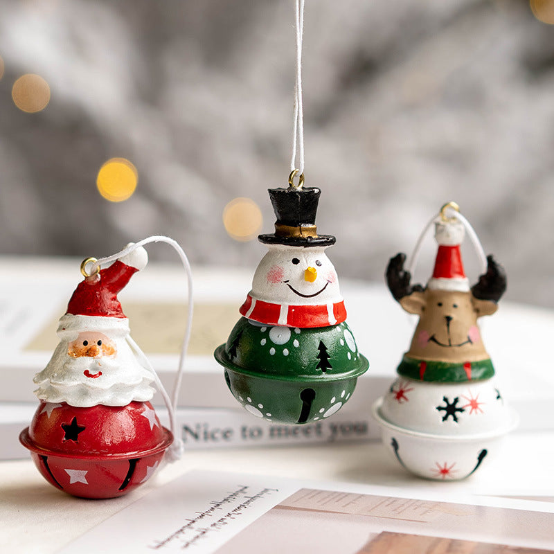 Hand Painted Christmas Bell Ornament-Next Deal Shop-Next Deal Shop