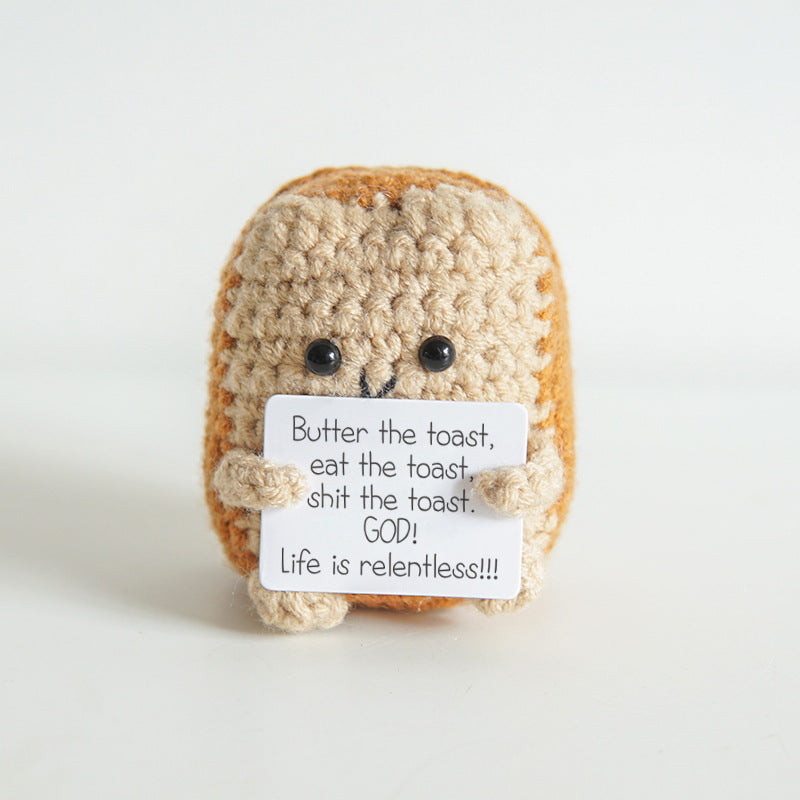 Handmade Crochet Doll with Encouragement Card-Next Deal Shop-Toast-Next Deal Shop