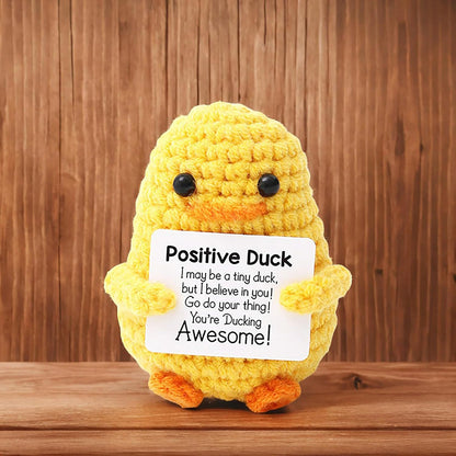 Handmade Crochet Positive Duck-Next Deal Shop-Next Deal Shop