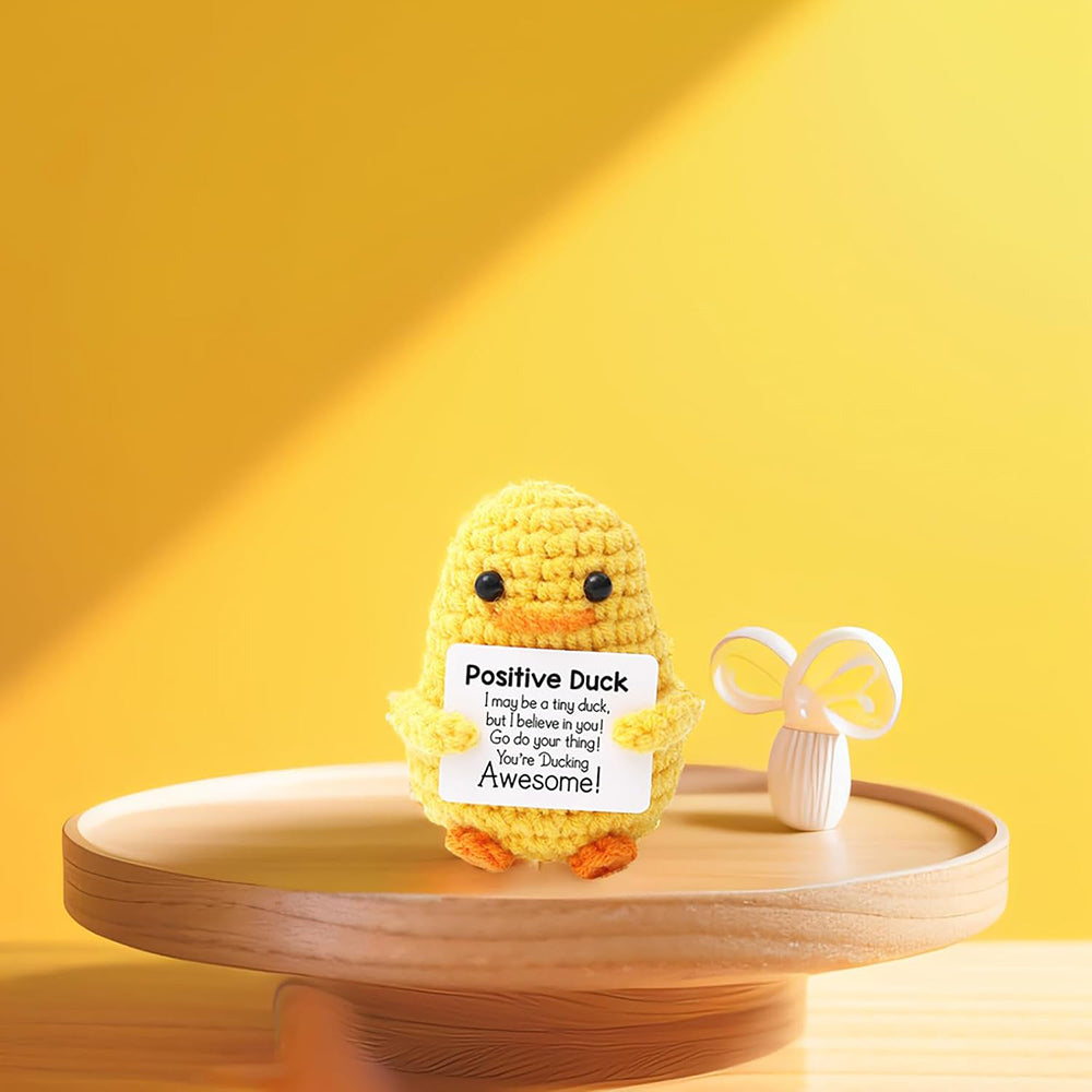 Handmade Crochet Positive Duck-Next Deal Shop-Next Deal Shop