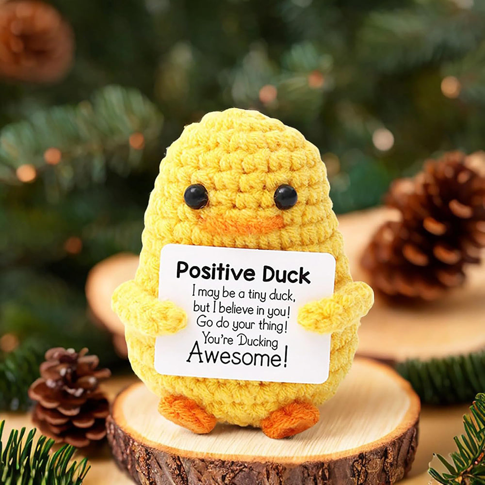 Handmade Crochet Positive Duck-Next Deal Shop-Next Deal Shop