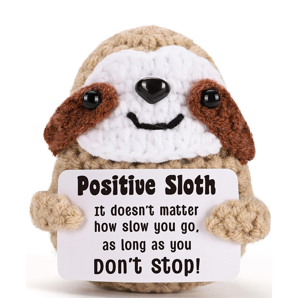 Handmade Crochet Positive Sloth-Next Deal Shop-Next Deal Shop