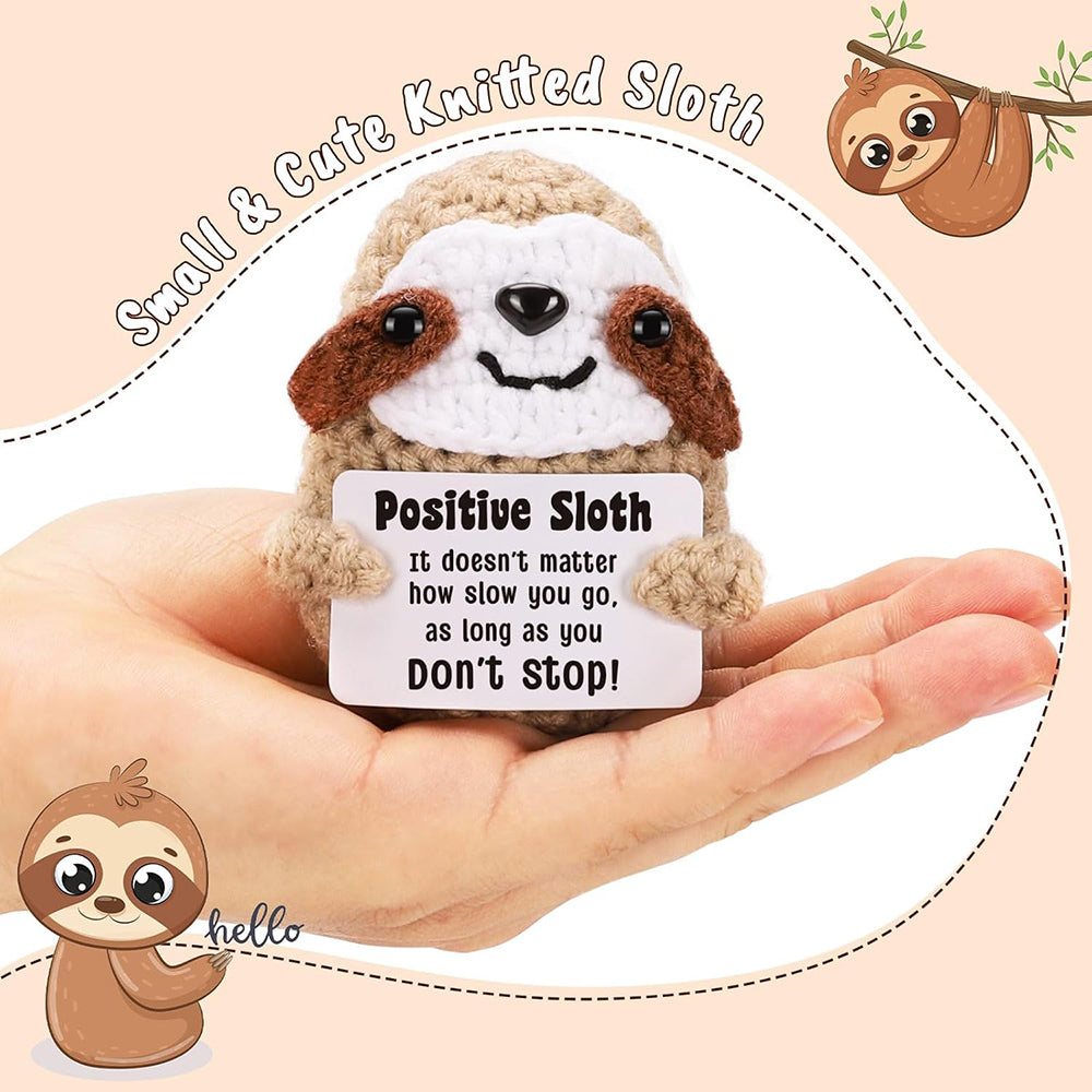 Handmade Crochet Positive Sloth-Next Deal Shop-Next Deal Shop