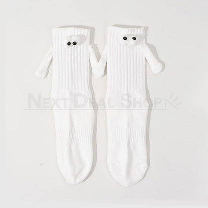 Magnetic Holding Hands Socks-Next Deal Shop-White-Next Deal Shop