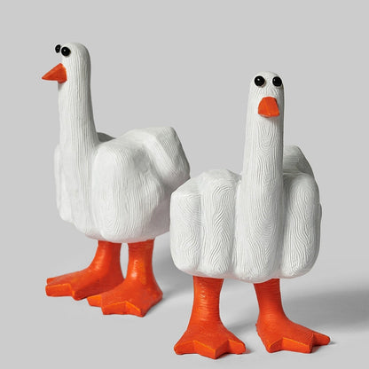 Middle Finger Duck Statue-Next Deal Shop-Next Deal Shop