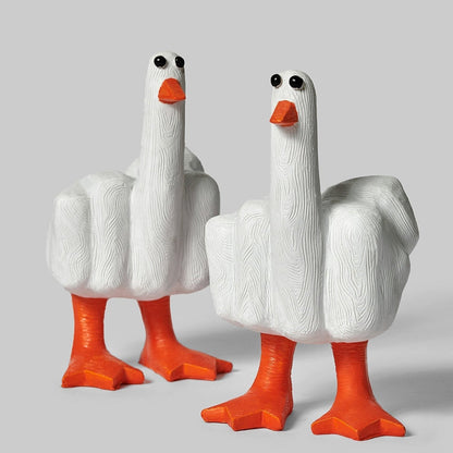 Middle Finger Duck Statue-Next Deal Shop-Next Deal Shop