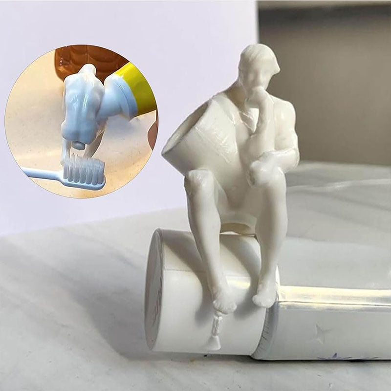 Pooping Thinker Toothpaste Topper-Next Deal Shop-Next Deal Shop