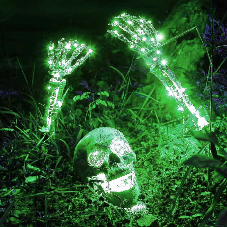 Halloween Skeleton Hand Stake Light