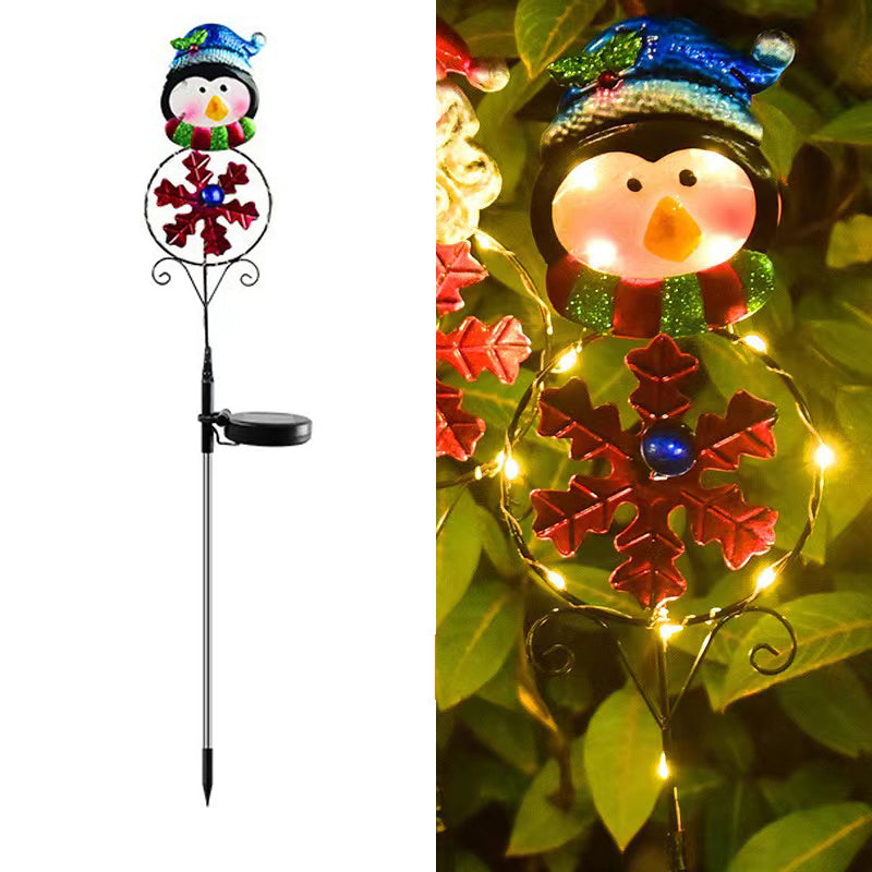 Solar Powered Christmas Garden Stake Light-Next Deal Shop-Penguin-Next Deal Shop