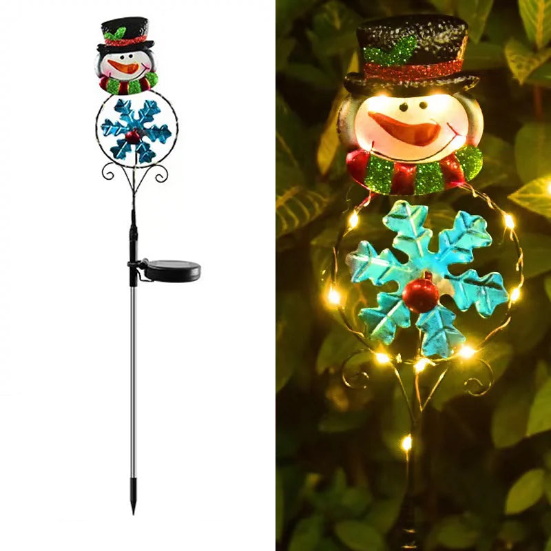 Solar Powered Christmas Garden Stake Light-Next Deal Shop-Snowman-Next Deal Shop