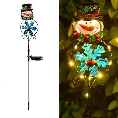 Solar Powered Christmas Garden Stake Light-Next Deal Shop-Snowman-Next Deal Shop