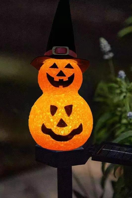 Solar-Powered Pumpkin Wizard Hat Stake Light-Next Deal Shop-Next Deal Shop