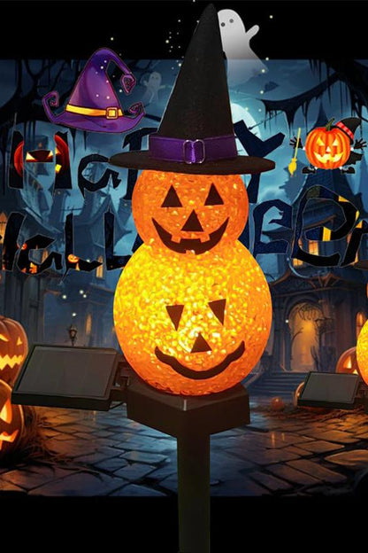 Solar-Powered Pumpkin Wizard Hat Stake Light-Next Deal Shop-Next Deal Shop