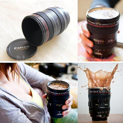 Stainless Steel Camera Lens Mug (11oz)-Next Deal Shop-Next Deal Shop